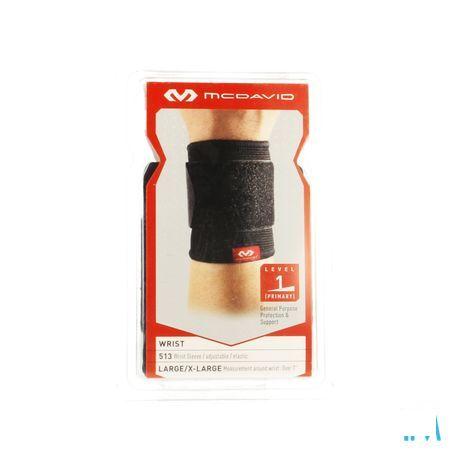 Mcdavid Wrist Brace Elastic Black L/xl 513