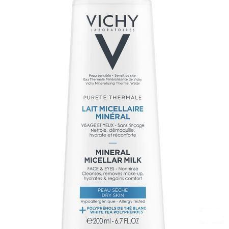 Vichy Pt Micellair Melk Droge Huid 200 ml  -  Vichy