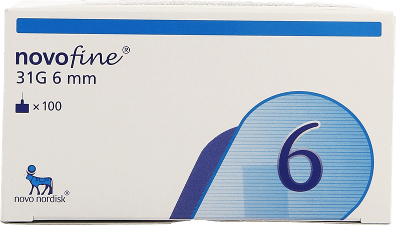 Novofine Ster Naald 6mm/31 gr 100 St