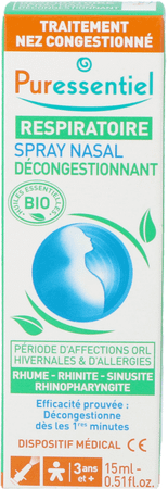 Puressentiel Ademhaling Neusspray 15 ml  -  Puressentiel