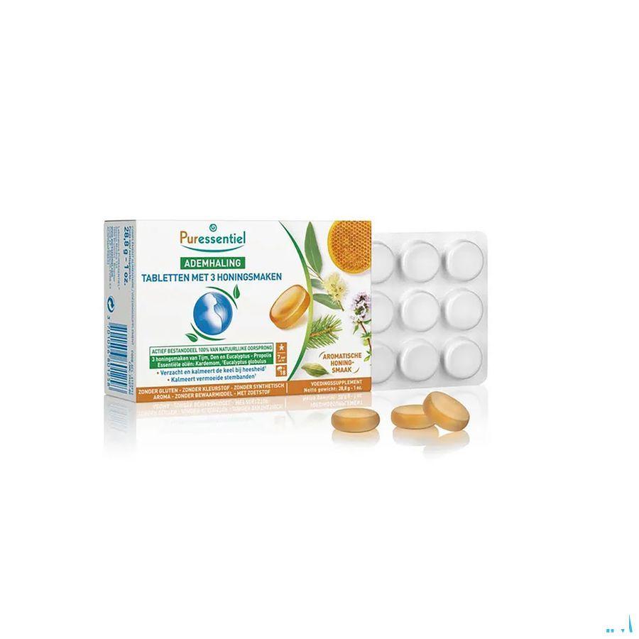 Puressentiel Ademhaling Pastillen Honing 18  -  Puressentiel