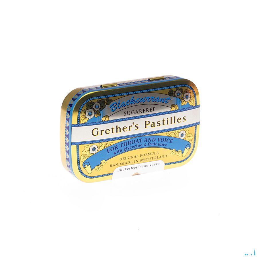 Grether's Pastilles Blackcurrant Ss Dragee 60 gr  -  Melisana