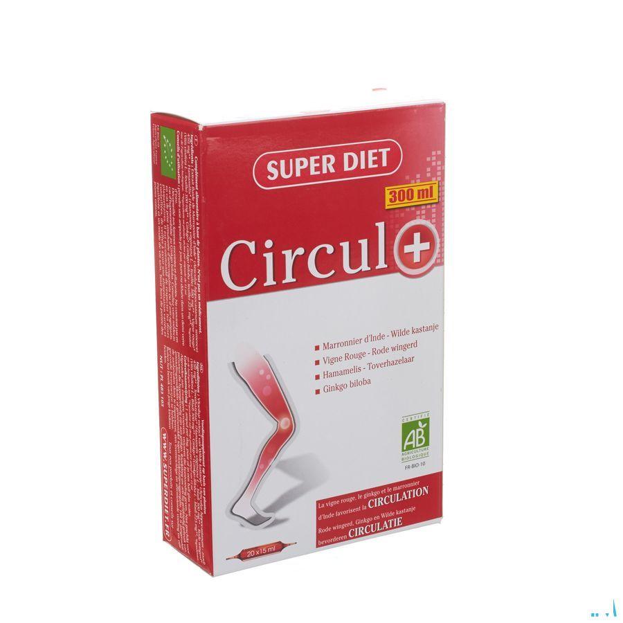 Super Diet Super + Circul Bio Ampullen 20x15 ml  -  Superdiet Laboratoires