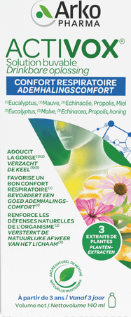 Activox Sirop Aux Herbes 150 ml  -  Arkopharma