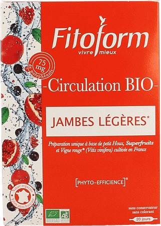 Fitoform Bloedsomloop Bio Ampullen 20  -  Bioholistic Diffusion