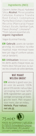 Weleda Tandpasta Planten Tube 75ml  -  Weleda