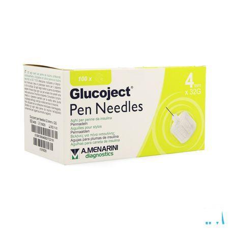 Glucoject Pen Needles 4mm 32g  -  Menarini