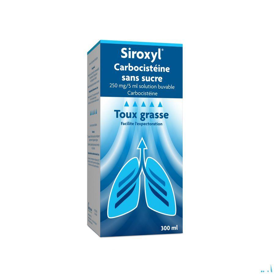 Siroxyl Sirop Sans Sucre/zonder Suiker 300 ml  -  Melisana