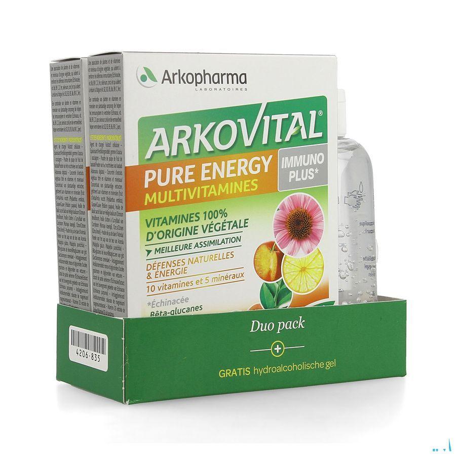 Arkovital Pure Energy Immun.Duo Comp60+Gel H.100 ml  -  Arkopharma