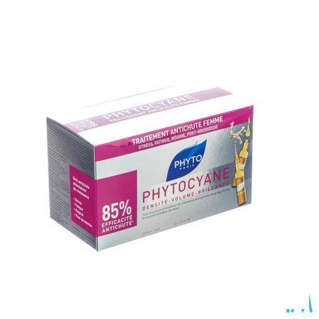 Phytocyane Anti haaruitval Vrouw Ampullen 12 