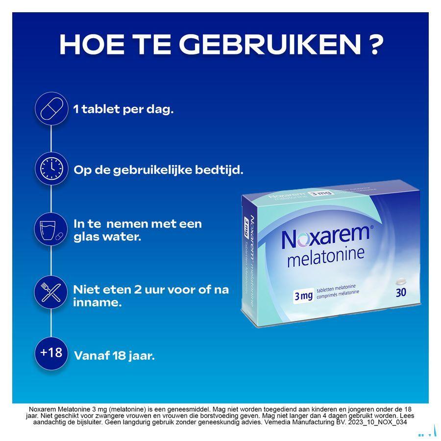 Noxarem Melatonine 3Mg Comp 30