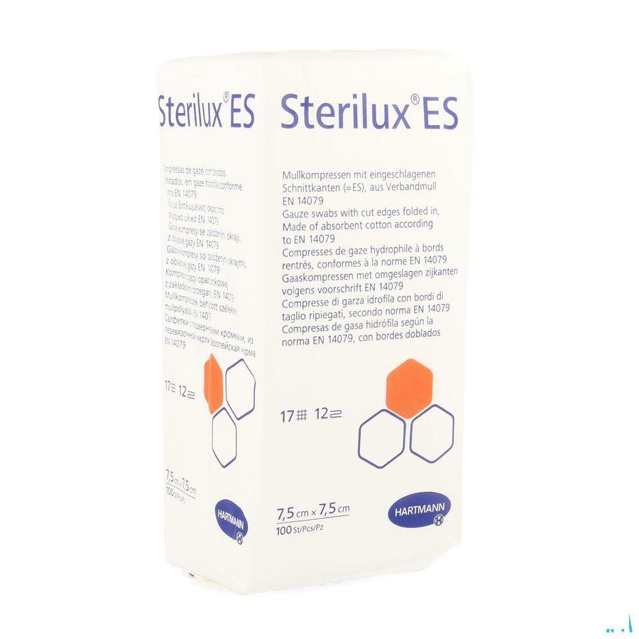 Sterilux Es 7,5x7,5cm 12l.nst 100 P/s  -  Hartmann