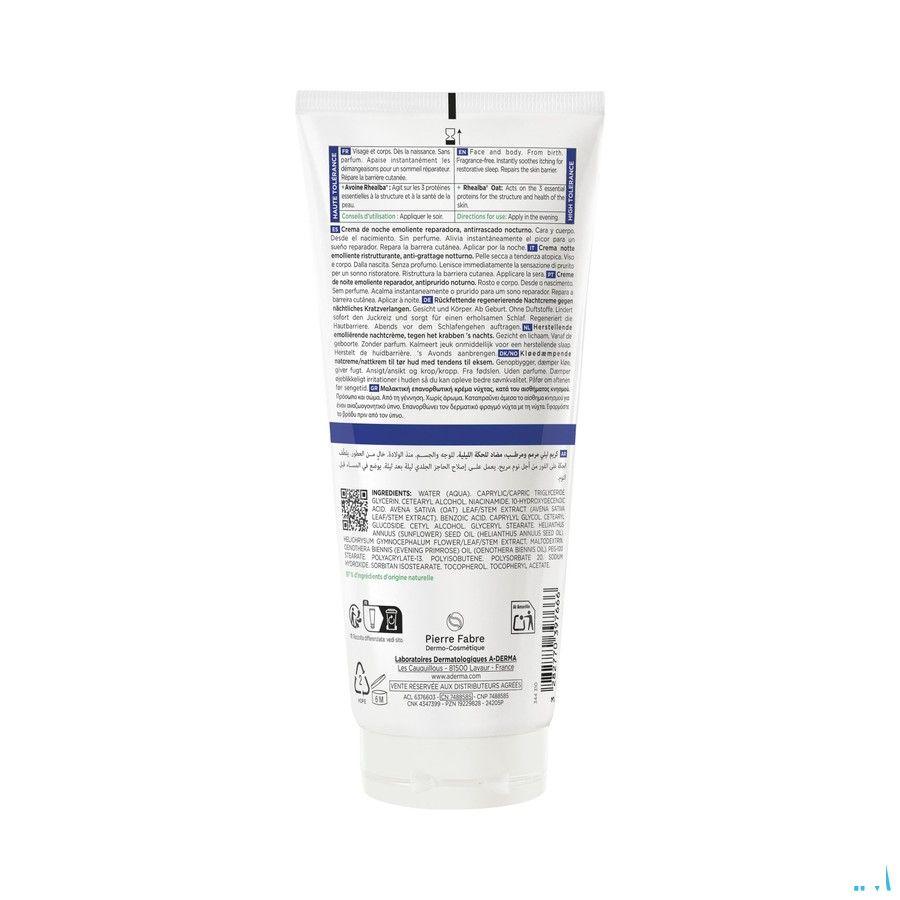 Aderma Exomega Control Herst. Emol. Nacht Cr 200 ml
