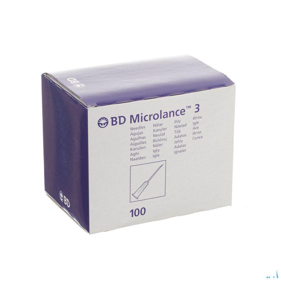 Bd Microlance 3 Nld 30G 1/2 Rb 0,3X13Mm Geel 100