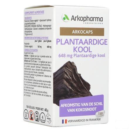 Arkocaps Plantaardig Kool Capsule 150  -  Arkopharma
