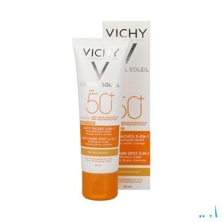 Vichy Cap Id Oplossing Ip50 + Creme Anti pigmentvlek 3in1 50 ml  -  Vichy