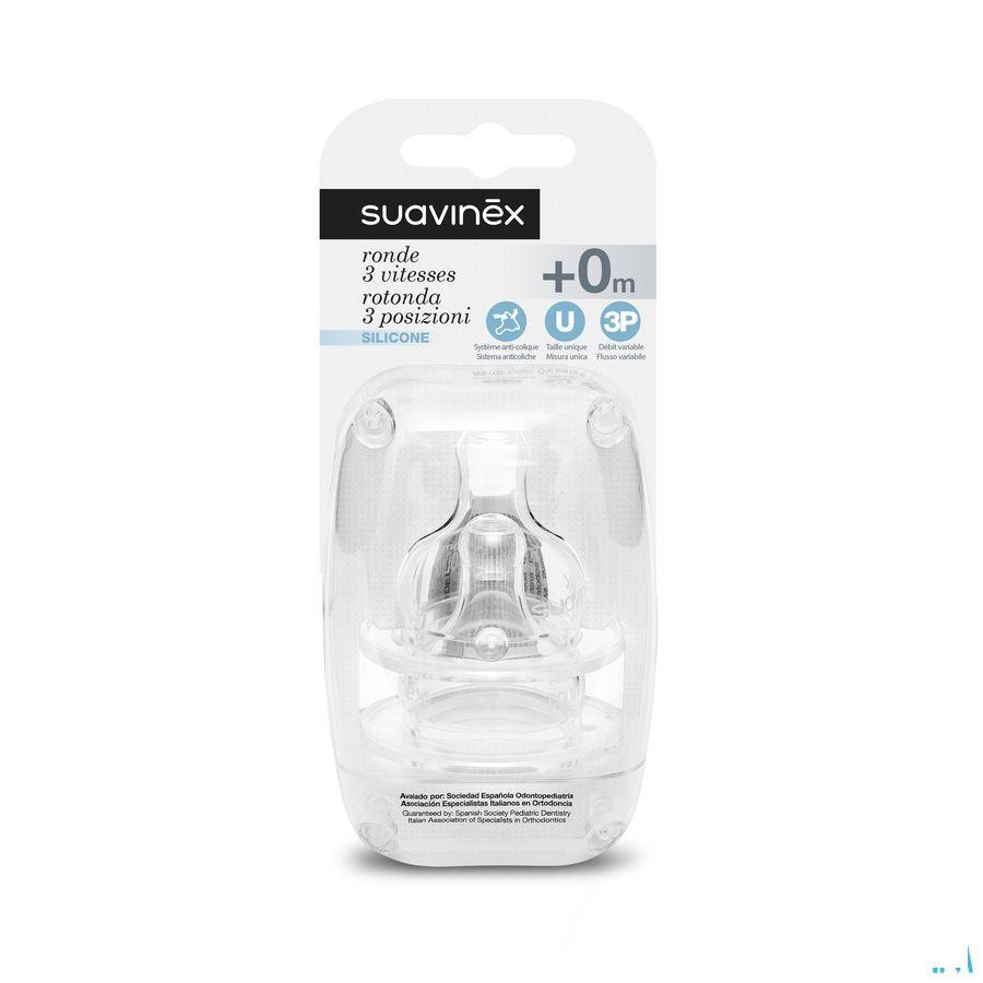 Suavinex Teets Zuigspeen Silic. 3pos. 2