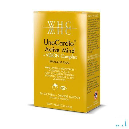 Unocardio Active Mind + Vision Complex Softgels 30