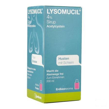 Lysomucil 4% Siroop 200 ml