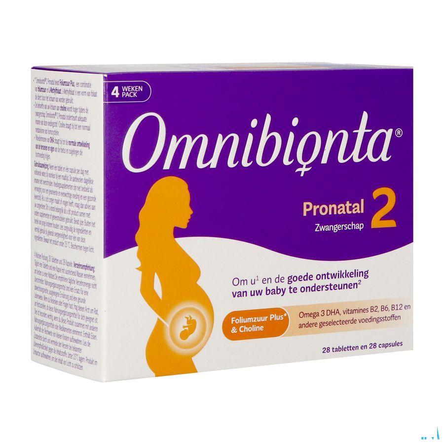 Omnibionta Pronatal 2 Zwanger.4weken Tabl 28+Caps 28