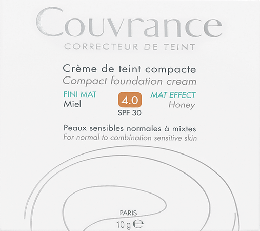 Avene Couvrance Creme Teint Tablettenoil-fr. 04 Miel 10 gr  -  Avene