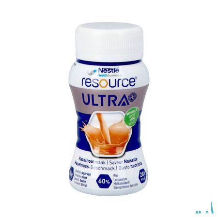 Resource Ultra+ Hazelnootsmaak 4X125 ml