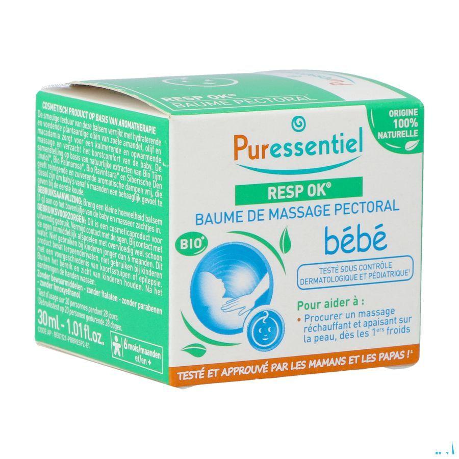 Puressentiel Ademhaling Massagebalsem Baby 30 ml  -  Puressentiel