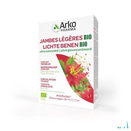 Arkofluide Lichte Benen Bio Ampullen 20  -  Arkopharma