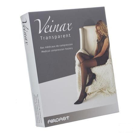 Veinax Collant Transparent 2 Long Noir Taille 3