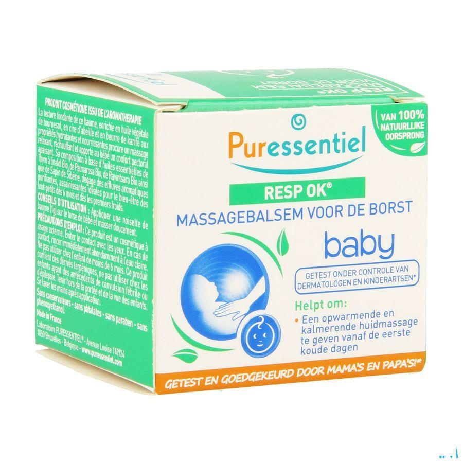 Puressentiel Ademhaling Massagebalsem Baby 30 ml  -  Puressentiel