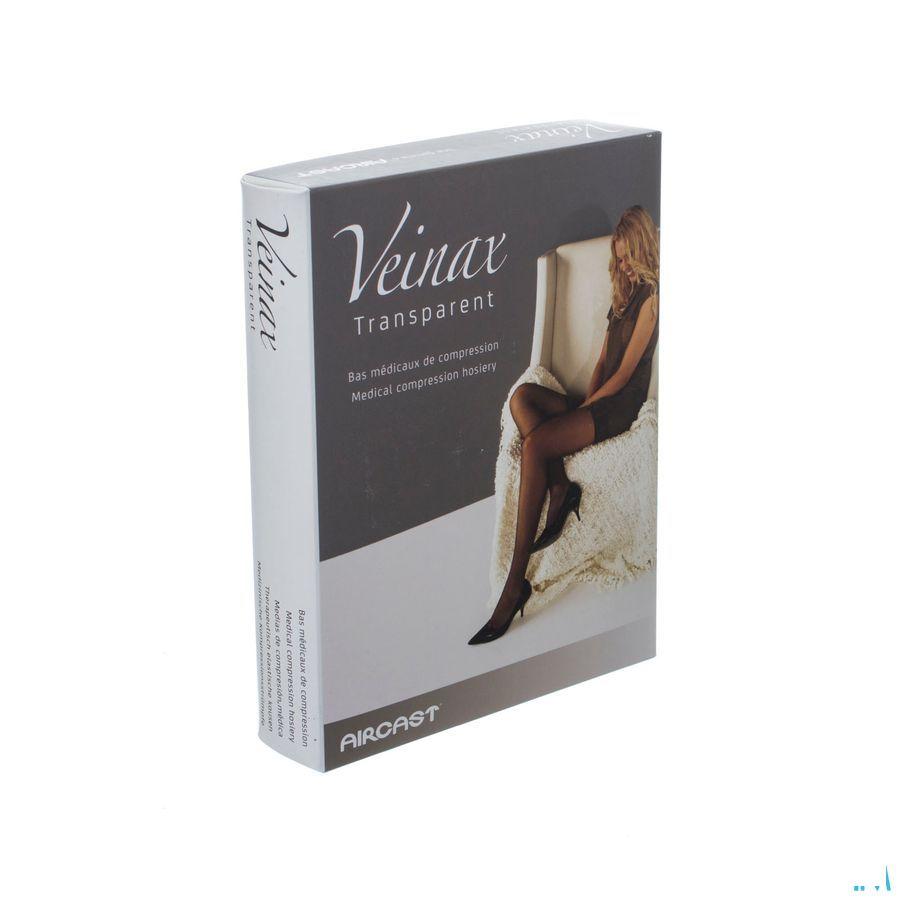 Veinax Collant Transparent 2 Long Noir Taille 5
