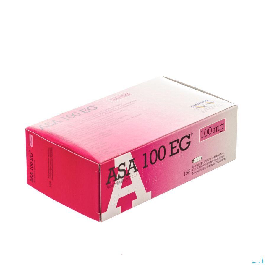 Asa EG 100 Tabletten Maagsapresistente 168 X 100 mg  -  EG