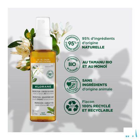 Klorane Capilaire Olie Tamanu&Monoi Bio 100 ml