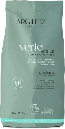 Argiletz Argile Verte Grain Concassee 1Kg  -  Natur'Inov