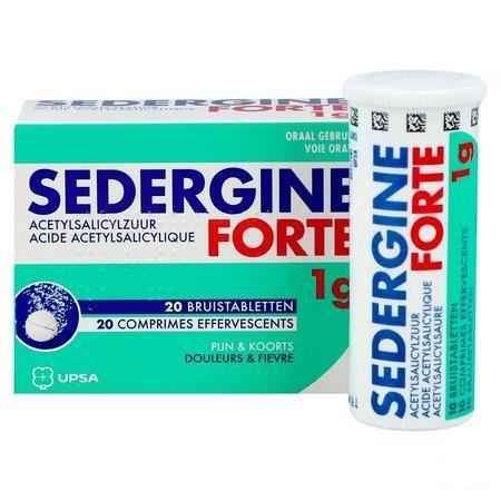 Sedergine Forte Bruis 1 Gr Tabletten 20