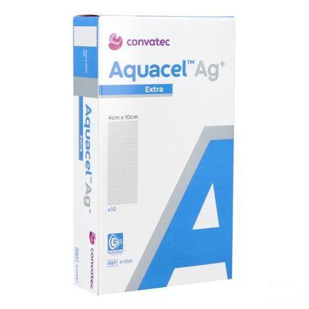 Aquacel Ag+ Extra 4 X 10Cm 10 413581