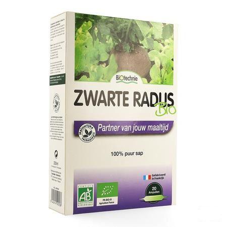 Zwarte Radijs Bio Ampullen 20x10 ml Biotechnie