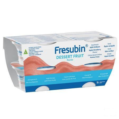 Fresubin Dessert Fruit 125 gr Pommefraise/appelaardbei  -  Fresenius