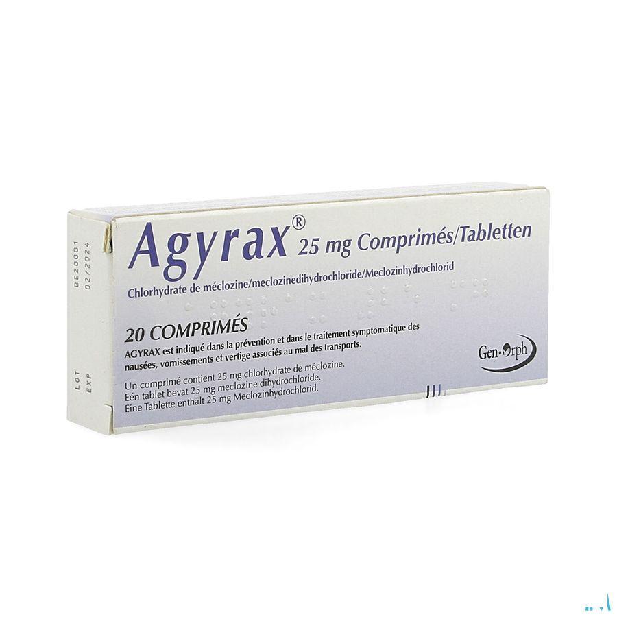 Agyrax 25mg Comp 20
