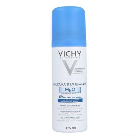 Vichy Deo Mineraal Spray 48u 125 ml  -  Vichy