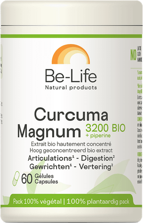 Curcuma Magnum 3200 Be Life Bio Pot Capsule 60  -  Bio Life