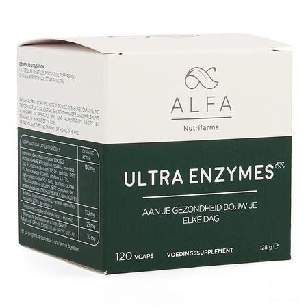 Alfa Ultra Enzymes Vcaps 120  -  Nutrifarma