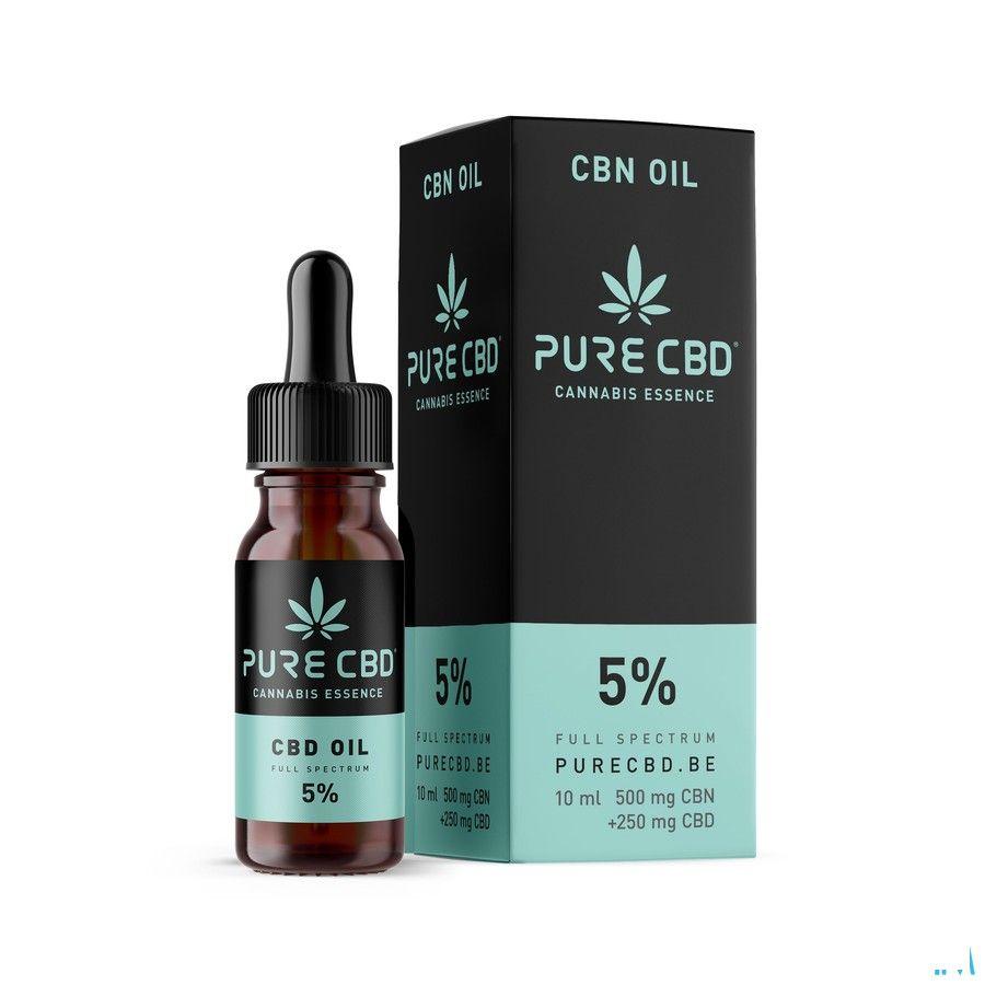 Pure Cbd 250 mg Cbn 500 mg Oil Full Spectrum 5% 10 ml