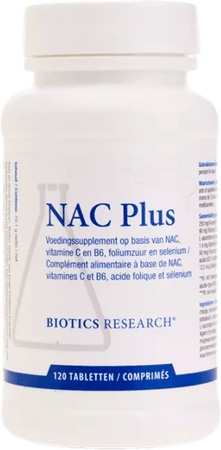 Biotics NAC Plus 120 tabletten  -  Energetica Natura