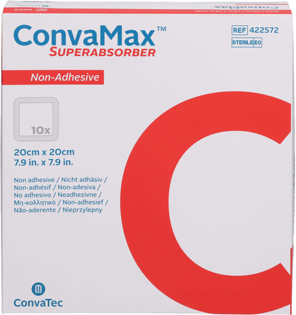 Convamax Superabsorber N/Adhesif 20Cm x 20Cm 10