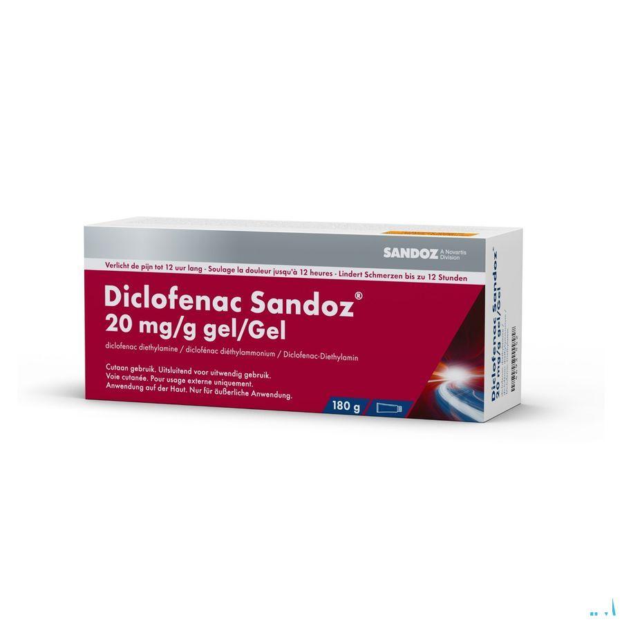 Diclofenac Diethylam. Sandoz 20 mg/G 2,32% Gel 180g
