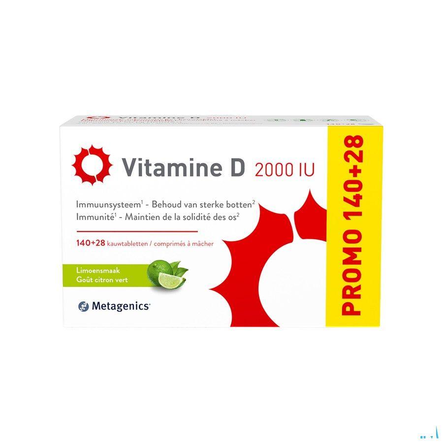 Vitamine D 2000Iu Kauwtabl 140+28 Metagenics  -  Metagenics Belgium