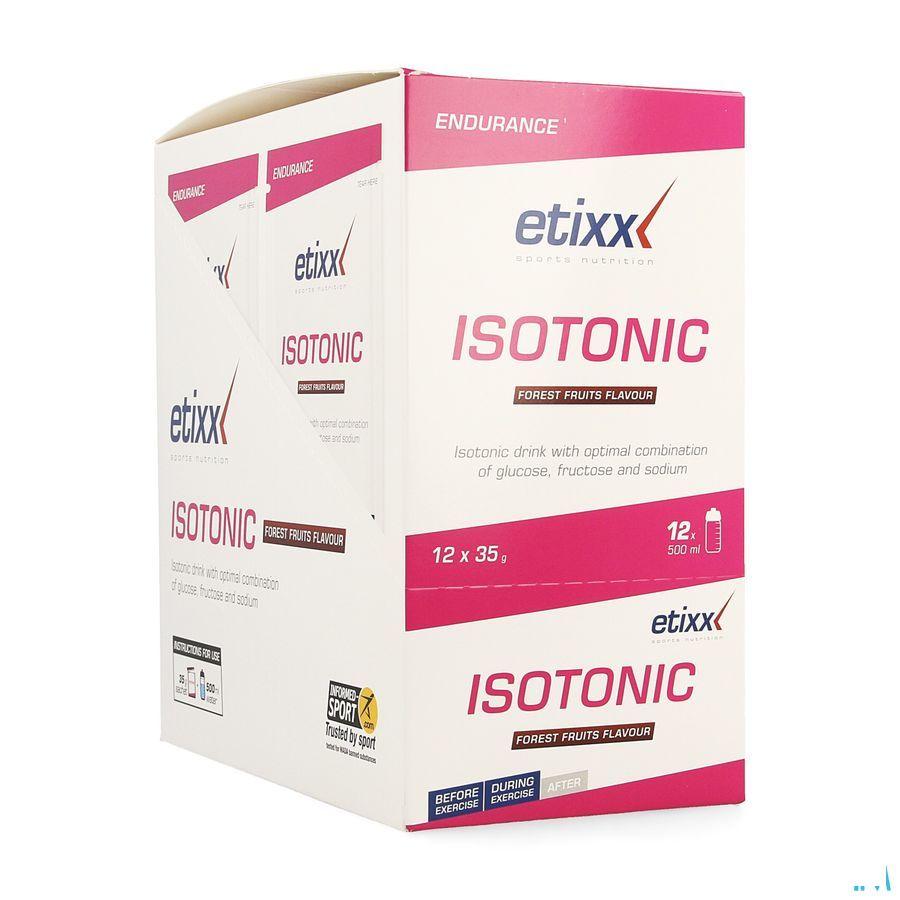 Etixx Isotonic Forest Fruit 12X35 g  -  Ceres Pharma