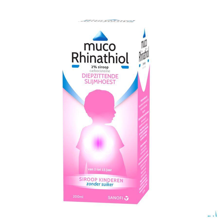 Muco Rhinathiol 2% Enfant Sirop S/Sucre 200 ml Nf