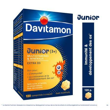 Davitamon Junior Mfruit V1 Comprimes 120